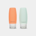 Travelon Travel Accessories Set of 2 Smart Tubes Orange Blue 12653