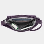 Travelon Classic Anti-Theft Mini Shoulder Bag Purple 42459 - 4