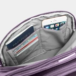 Travelon Classic Anti-Theft North/South Crossbody Bag Purple 43310 - 2
