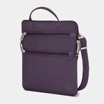 Travelon Classic Anti-Theft Slim Double Zip Crossbody Bag Purple 43116 - 1