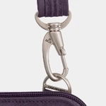 Travelon Classic Anti-Theft Slim Double Zip Crossbody Bag Purple 43116 - 4