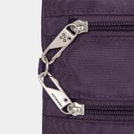 Travelon Classic Anti-Theft Slim Double Zip Crossbody Bag Purple 43116 - 5