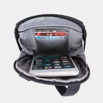 Travelon Metro Anti-Theft Stadium Mini Crossbody Bag Navy Heather 43417 - 2