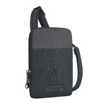 Travelon Metro Anti-Theft Stadium Mini Crossbody Bag Gray Heather 43417 - 1