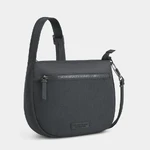 Travelon Metro Anti-Theft Saddle Crossbody Bag Gray Heather 43625 - 1
