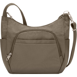 Travelon Classic Anti-Theft Crossbody Bucket Bag Nutmeg 42757