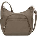 Travelon Classic Anti-Theft Crossbody Bucket Bag Nutmeg 42757
