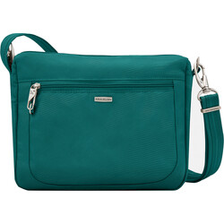 Travelon Classic Anti-Theft Small East/West Crossbody Bag Spruce 43115