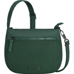 Travelon Metro Anti-Theft Saddle Crossbody Bag Forest Heather 43625