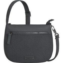 Travelon Metro Anti-Theft Saddle Crossbody Bag Gray Heather 43625