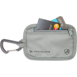Travelon RFID Blocking Clip Stash Pouch Gray 13368