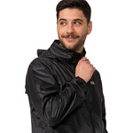 Mac In A Sac Classic Packable Waterproof Unisex Jacket Extra Extra Large Jet Black JXXL - 6