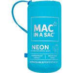 Mac In A Sac Neon Packable Waterproof Unisex Jacket Large Blue NL - 2