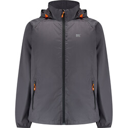 Mac In A Sac Classic Packable Waterproof Unisex Jacket Extra Large Charcoal JXL