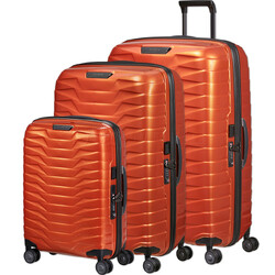 Samsonite Proxis Hardside Suitcase Set of 3 Flame 26035, 26042, 26043 with FREE Digital Luggage Scale 12775