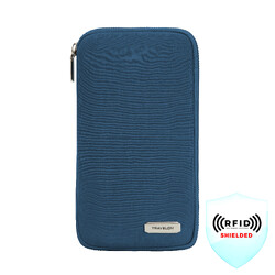 Travelon RFID Blocking Family Passport Wallet Ocean 43402