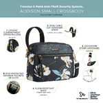 Travelon Addison Anti-Theft Small Crossbody Bag Midnight Floral 43493 - ORDER NOW FOR DELIVERY IN LATE DECEMBER 2025 - 7
