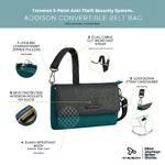 Travelon Addison Anti-Theft Convertible Belt Bag Evergreen 43556 - ORDER NOW FOR DELIVERY IN LATE DECEMBER 2025 - 8