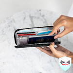 Travelon RFID Blocking Double Zip Clutch Wallet Midnight Floral 43399 - 2