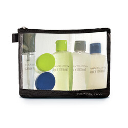 Travelon Travel Accessories Zip-Top Bag with Bottles Black 02037 - ORDER NOW FOR DELIVERY IN MAY 2026