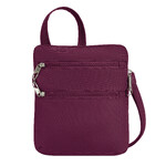 Travelon Classic Anti-Theft Slim Double Zip Crossbody Bag Burgundy 43116 - ORDER NOW FOR DELIVERY IN MID JANUARY 2026