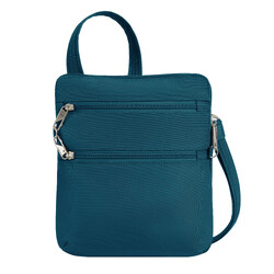 Travelon Classic Anti-Theft Slim Double Zip Crossbody Bag Teal 43116 - ORDER NOW FOR DELIVERY IN MID JANUARY 2026