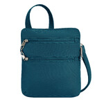 Travelon Classic Anti-Theft Slim Double Zip Crossbody Bag Teal 43116 - ORDER NOW FOR DELIVERY IN MID JANUARY 2026