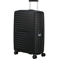 American Tourister Fastforward Medium 68cm Hardside Suitcase Flash Black 55260