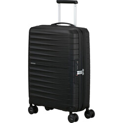 American Tourister Fastforward Small/Cabin 55cm Hardside Suitcase Flash Black 55259