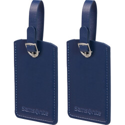 Samsonite Travel Accessories Rectangle Luggage Tag x 2 Midnight Blue 21307