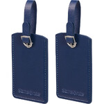 Samsonite Travel Accessories Rectangle Luggage Tag x 2 Midnight Blue 21307