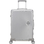 American Tourister Soundbox ALU Medium 68cm Hardside Suitcase Silver 55710 - 1