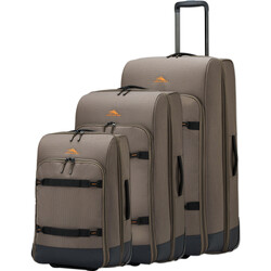 High Sierra Ultimate Access 4 DLX Wheel Duffel Set of 3 Bronze 58197, 58198, 58199 with FREE Digital Luggage Scale