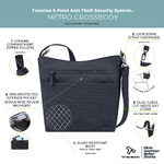 Travelon Metro Anti-Theft Crossbody Bag Navy Heather 43414 - 8