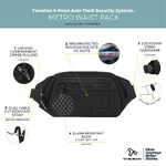 Travelon Metro Anti-Theft Waist Pack Black 43418 - 7