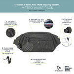 Travelon Metro Anti-Theft Waist Pack Gray Heather 43418 - 6