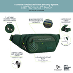 Travelon Metro Anti-Theft Waist Pack Forest Heather 43418 - 8