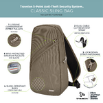 Travelon Classic Anti-Theft Sling Bag Nutmeg 42887 - 8