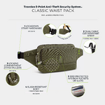 Travelon Classic Anti-Theft Waist Pack Olive 42223 - 8