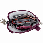 Travelon Classic Anti-Theft Slim Double Zip Crossbody Bag Burgundy 43116 - ORDER NOW FOR DELIVERY IN LATE FEBRUARY 2026 - 4