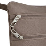 Travelon Classic Anti-Theft Slim Double Zip Crossbody Bag Hazelnut 43116 - ORDER NOW FOR DELIVERY IN LATE FEBRUARY 2026 - 6