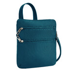 Travelon Classic Anti-Theft Slim Double Zip Crossbody Bag Teal 43116 - ORDER NOW FOR DELIVERY IN LATE FEBRUARY 2026 - 1