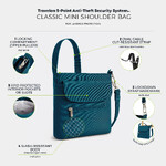 Travelon Classic Anti-Theft Mini Shoulder Bag Teal 42459 - ORDER NOW FOR DELIVERY IN LATE FEBRUARY 2026 - 8