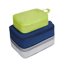 Travelon Travel Accessories Set of 3 Compression Packing Cubes Cool Tones 43692 - ORDER NOW FOR DELIVERY IN LATE FEBRUARY 2026