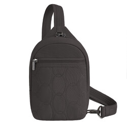 Travelon Runways Anti-Theft Small Sling Smoke 43713 - ORDER NOW FOR DELIVERY IN MAY 2026
