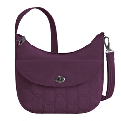 Travelon Runways Anti-Theft Medium Crossbody Bag Plum 43715 - ORDER NOW FOR DELIVERY IN MAY 2026