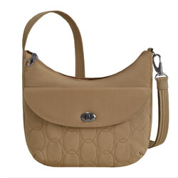 Travelon Runways Anti-Theft Medium Crossbody Bag Latte 43715 - ORDER NOW FOR DELIVERY IN MAY 2026