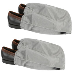 Travelon Travel Accessories Set of 2 Shoe Bags Gray 22235