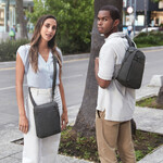 Travelon Metro Anti-Theft Tablet Sling Bag Gray Heather 43413 - ORDER NOW FOR DELIVERY IN LATE FEBRUARY 2026 - 6