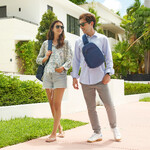 Travelon Metro Anti-Theft Tablet Sling Bag Gray Heather 43413 - ORDER NOW FOR DELIVERY IN LATE FEBRUARY 2026 - 7